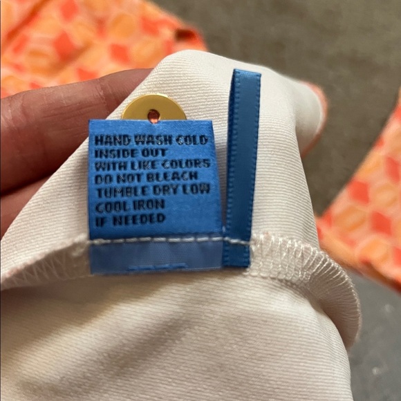 NWOT J. McLaughlin Women’s 3/4 Length Sleeve Pink/Coral Shirt Size S - Picture 7 of 8